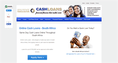 Desktop Screenshot of cash-loans.co.za